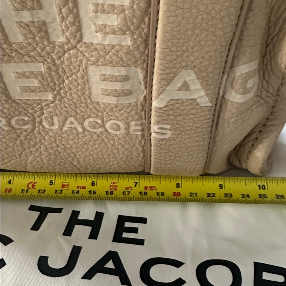 Marc Jacobs Rose Tote Bag Small
10in L x 5in D x 8in H - Picture 10 of 12